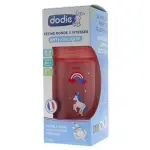 Biberon Dodie 270 ml Anti-Colique Rouge – Tétine Ronde 3 Vitesses – 0-6 mois